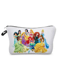 Princess Snow Makeup Bag Floral Girl Organizer Red Rose Child Candy Bag