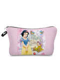 Princess Snow Makeup Bag Floral Girl Organizer Red Rose Child Candy Bag