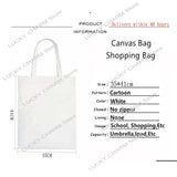 Snow White Canvas Shoulder Bag Waterproof Handbag