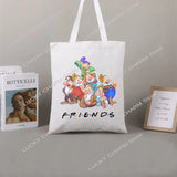 Snow White Canvas Shoulder Bag Waterproof Handbag