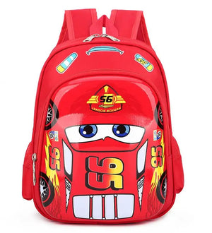 Kids Cartoon Car Backpack for School Children Boys Girls