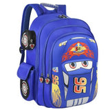 Kids Car Cartoon Backpack for Boys Girls 3-12 Years Old