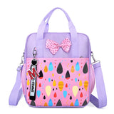 Kids Cartoon Canvas Handbag Waterproof Shoulder Bag