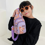 Disney Girl's Chest Bag Large Capacity Travel Backpack