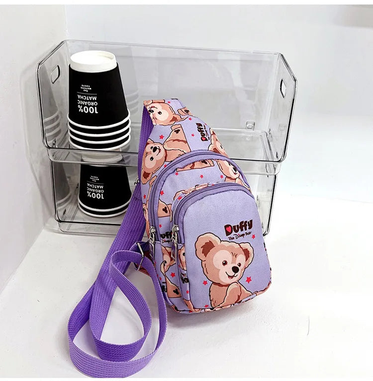 Disney Girl's Chest Bag Large Capacity Travel Backpack