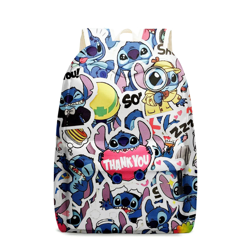 Disney's Stitch Primary School Backpack Girls Laptop Bag