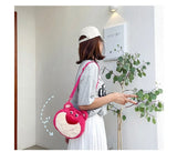 Disney Strawberry Bear Shoulder Bag - Large Capacity Mobile Phone Student Messen
