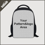 12 Inch Ballet Print Kids School Bag