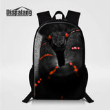 16 Inch Snake Print Teen School Bagpack Mochilas for Kids