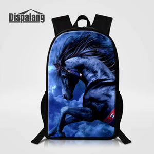 16-inch Animal Prints Boys Backpack for School