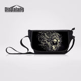Animal Prints Casual Travel Shoulder Bag Female Spain Messenger Bag Lion