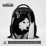 Wolf Print Kids School Bag For Children Boy Backpack Kindergarten Baby Book Bag