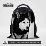 Wolf Print Kids School Bag For Children Boy Backpack Kindergarten Baby Book Bag