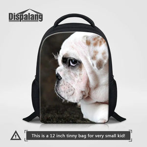 Dog Print Mini School Bag for Girls - Small Baby Backpacks
