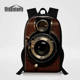 Kids Schoolbag Camera Pattern Boys Backpack