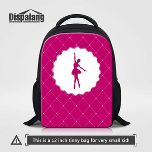 Nylon Kids School Backpack for Ballet Girls