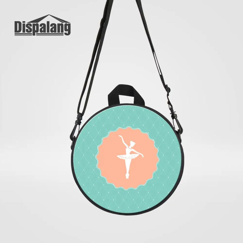 Ballet Girls Printing Kids Backpack Mini Kindergarten Round School Bag