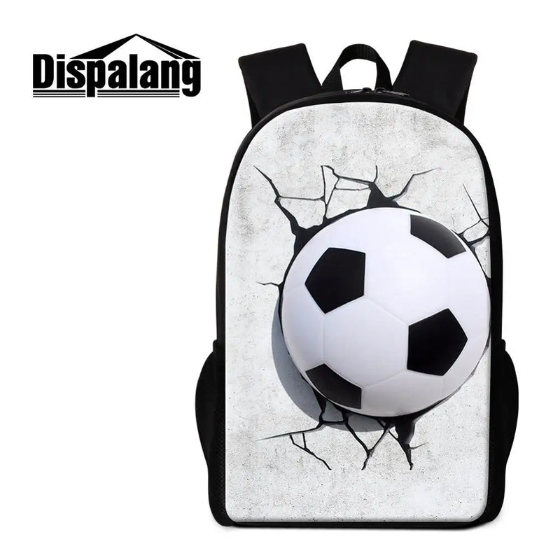 Boys 3D Printed Basketball Backpack Lightweight School Bookbags