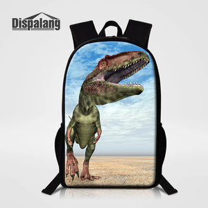 Dinosaur Backpack For Students Male Bookbag Children Cartton Mochila
