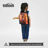 12 Inch Kids Animal School Bags Dog Print Child Small School Backpacks