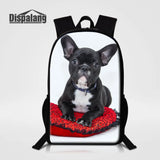 Dog Printing Backpacks for Women Men Large Capacity School Bags