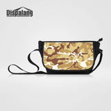 Camo Print Messenger Bag Crossbody Business Handbag Canvas Shoulder Bags