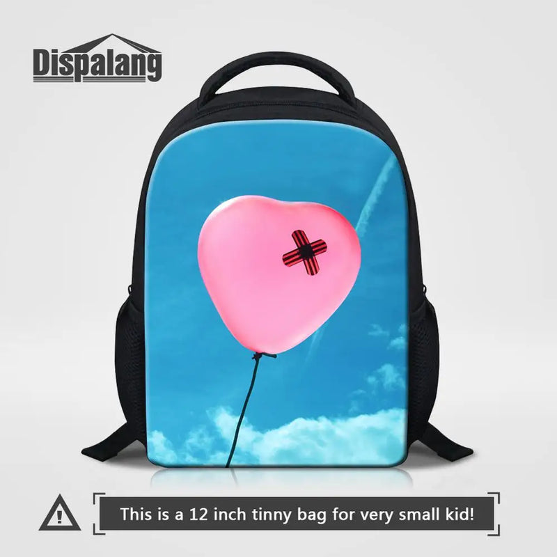 Colorful Small Backpack for Kids - Candy Spring Balloon School Bag