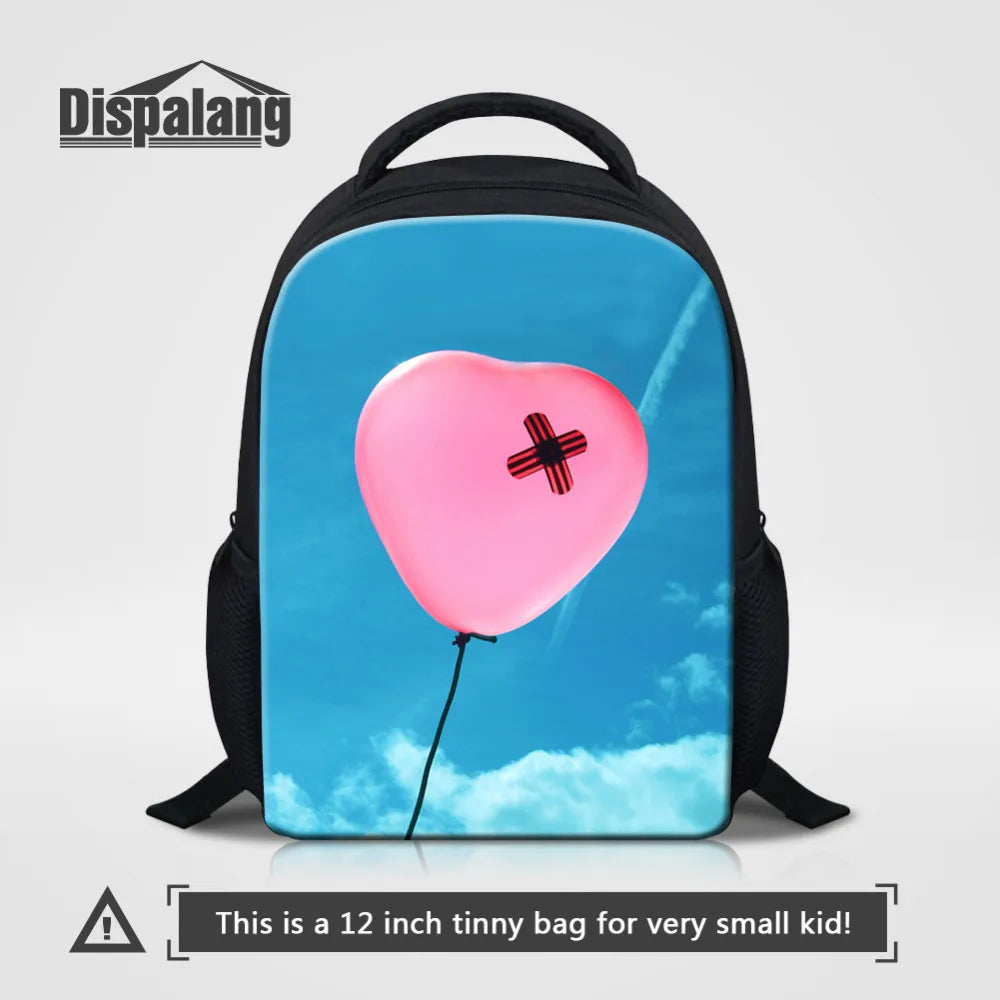 Colorful Small Backpack for Kids - Candy Spring Balloon School Bag