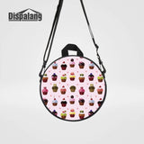 Ice Cream Cake Print Mini Backpack for Women Children Book Bags 9-inch