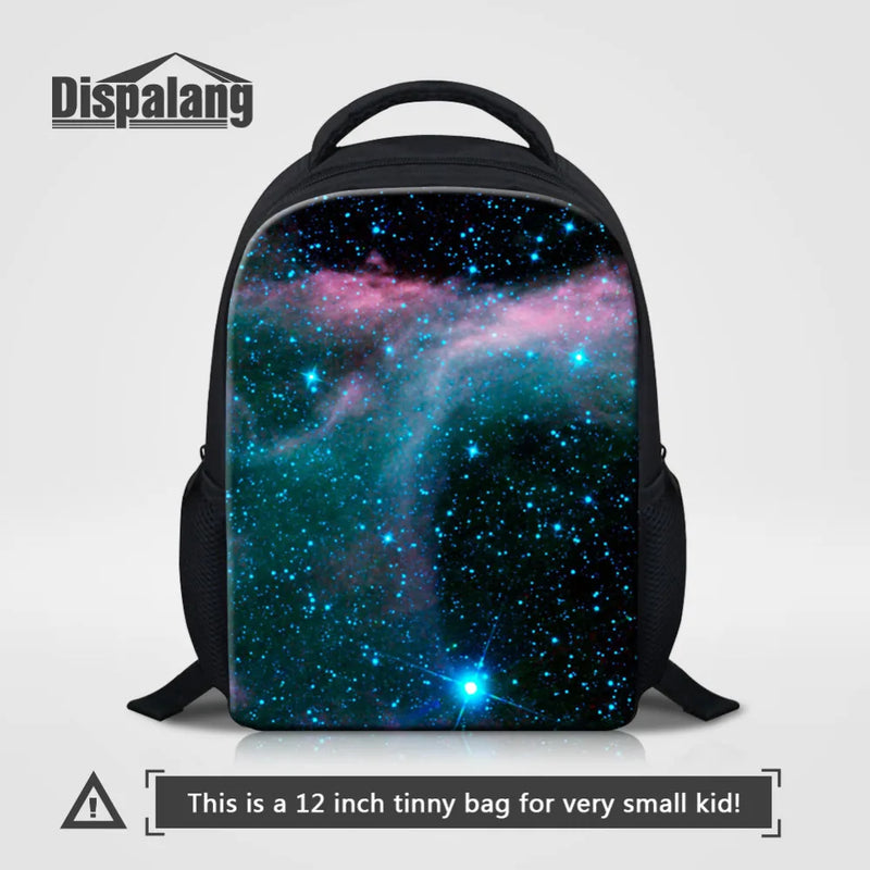 Galaxy Star Print Kids School Backpack for Boys and Girls