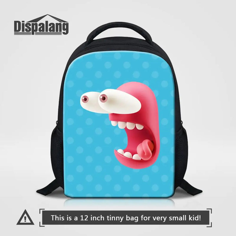 Cartoon Insects Kids School Backpacks Mini Mochila Infantil Zip