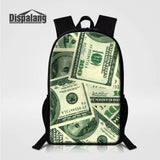 Kids School Bags Money Backpack For Men Women