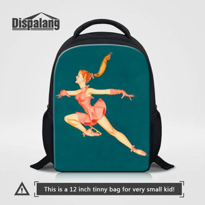 Kids Ice Skating Mini Backpack for Kindergarten Boys Girls