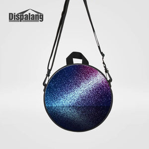 Colorful Round Messenger Bag For Ladies Small Single Bags For Women