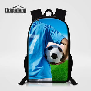 3D Printing Basketball Backpack Men's Travel Shoulder Bags