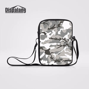 Camouflage Print Women Messenger Bag Small Crossbody Female Shoulder Travel