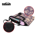 Bulldog Printing Shoulder Bag Women Casual School Bags Large Beach Shop