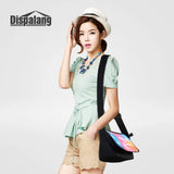 Cat Animal Print Canvas Shoulder Bag for Women