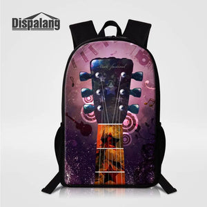 Musical Note Prints School Bag for Girls&Boys