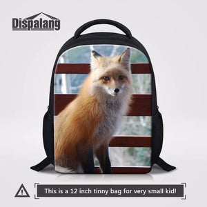 Fox 12 inch Kids School Bags Mini Travel Backpack Bag