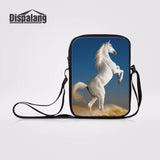 Horse Prints Messenger Bag Cross Body Bag Casual Shoulder Bag for Women Ladies