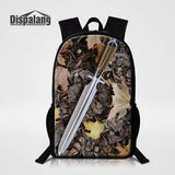 Screw Print School Bag for Teens Double Shoulder Kids Bookbag