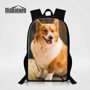 Large Capacity Men Women Backpack Pet Dog School Bag Teenage Girl Kids Travel Ba