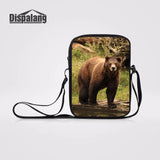 Bear Animal Pattern Shoulder Crossbody Bag for Women