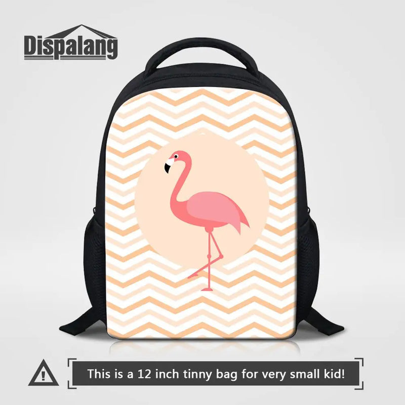 Flamingo Printing Small Backpack for Kids