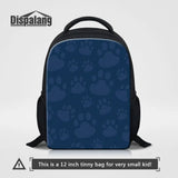 Girls Mini School Bag Light Weight Small Backpack Cat Paw Printing Backpack