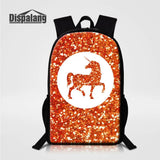 Unicorn Printed Women Backpacks for Teen Girls