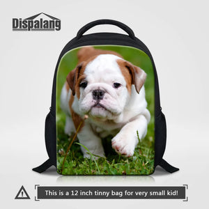 Children Dog Print Mini Backpacks For Girls Boys SchoolBag