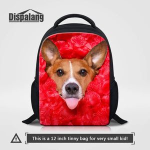 Kids Dog School Backpack Small Kindergarten Bravel Shoulder Bag