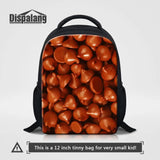 Kids Candy Chocolate Print Mini Backpack School Bag for kindergarten